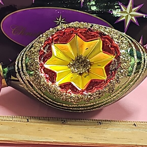 Lot (4) Christopher RADKO Glass Christmas Ornament - Santa, Bear, Penguin - Picture 9 of 11